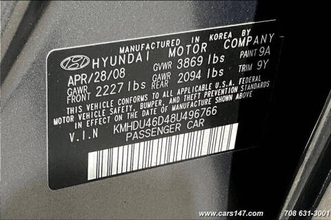 2008 Hyundai Elantra GLS