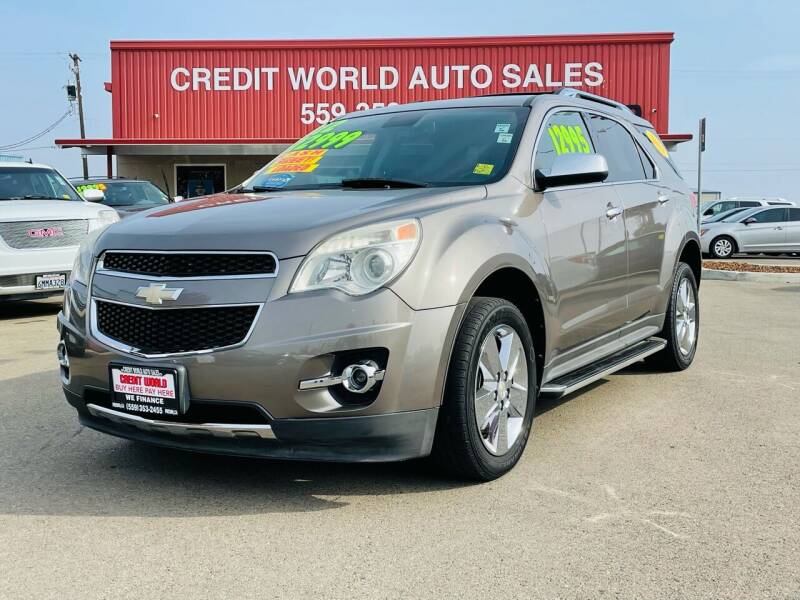 2012 Chevrolet Equinox for sale at Credit World Auto Sales in Fresno CA
