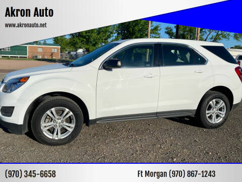 2016 Chevrolet Equinox for sale at Akron Auto in Akron CO