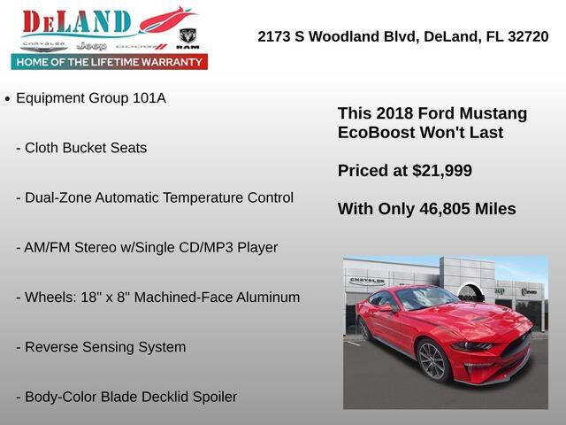 2018 Ford Mustang EcoBoost