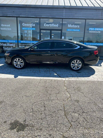 2016 Chevrolet Impala for sale at Georgia Certified Motors in Stockbridge GA