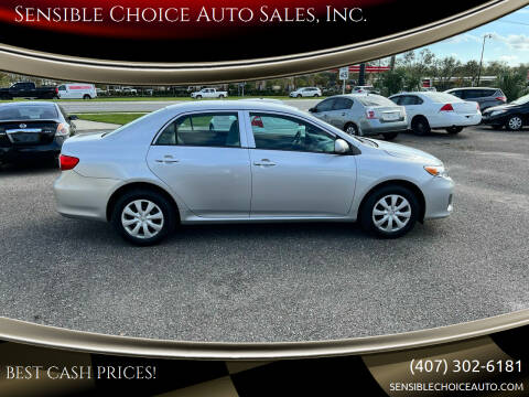 2013 Toyota Corolla for sale at Sensible Choice Auto Sales, Inc. in Longwood FL