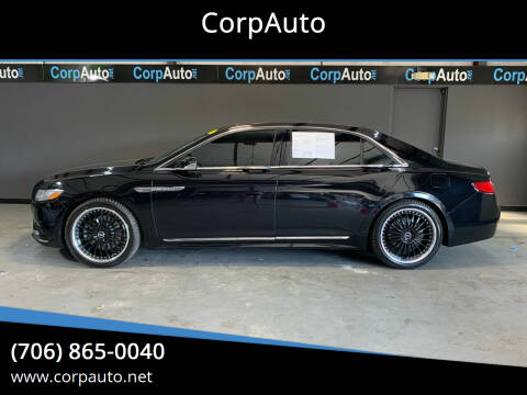 2017 Lincoln Continental for sale at CorpAuto in Cleveland GA