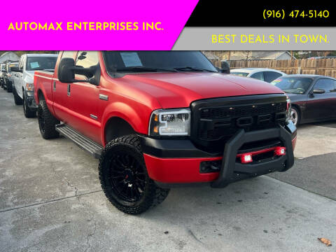 2006 Ford F-250 Super Duty for sale at AUTOMAX ENTERPRISES INC. in Roseville CA