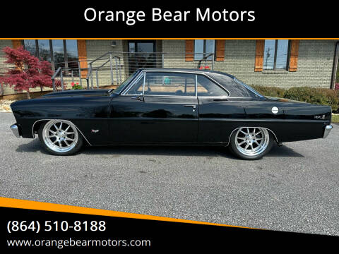 1966 Chevrolet Nova for sale at Orange Bear Motors in Landrum SC