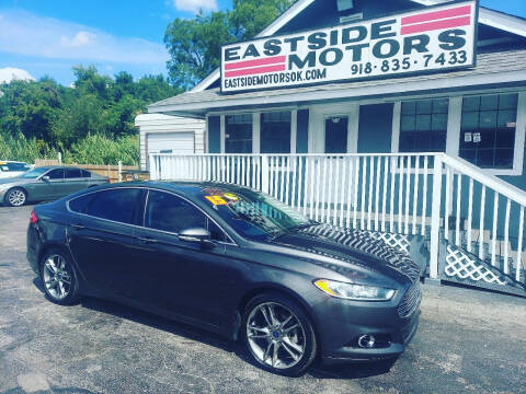 2015 Ford Fusion for sale at EASTSIDE MOTORS in Tulsa OK