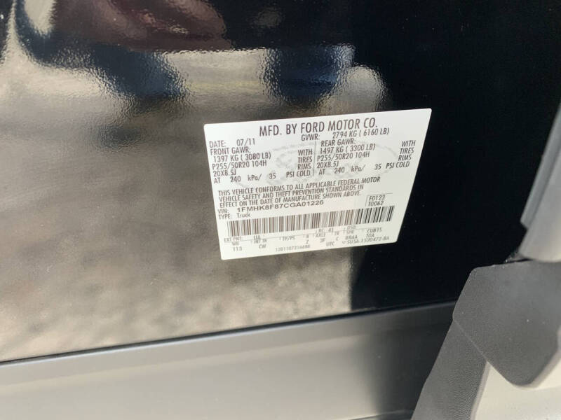 2012 Ford Explorer Limited