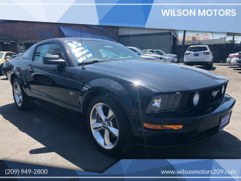 2005 Ford Mustang for sale at WILSON MOTORS in Stockton CA