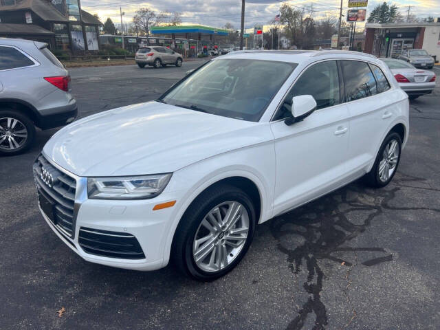 2018 Audi Q5 for sale at James Motors Inc. in East Longmeadow, MA