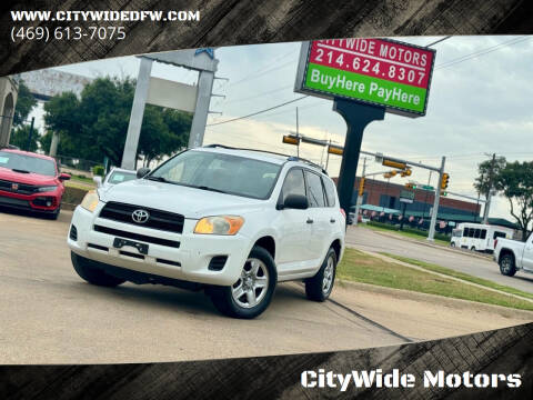 2010 Toyota RAV4 for sale at CityWide Motors in Garland TX