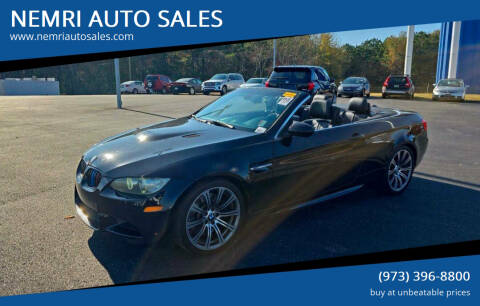 2011 BMW M3 for sale at NEMRI AUTO SALES in Dover NJ