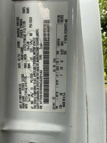 2010 Ford E-Series E-150