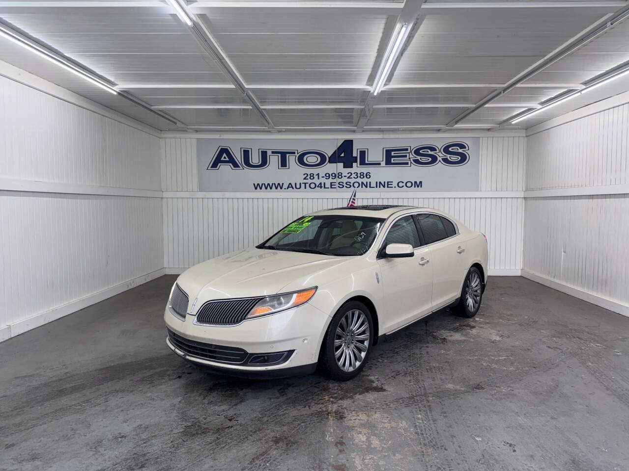 Tan 2014 Lincoln MKS Base 4dr Sedan 1