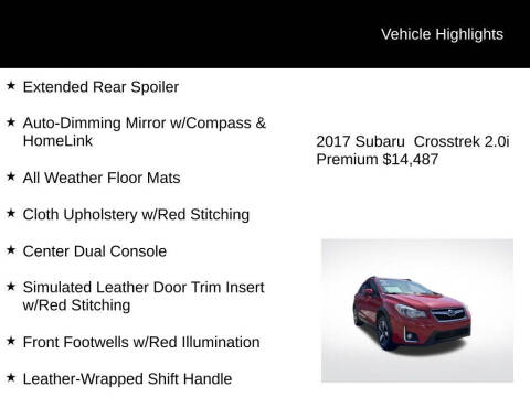 2017 Subaru Crosstrek 2.0i Premium