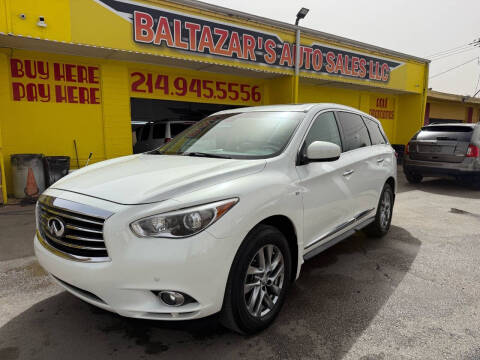2014 Infiniti QX60 for sale at Baltazar's Auto Sales LLC in Grand Prairie TX