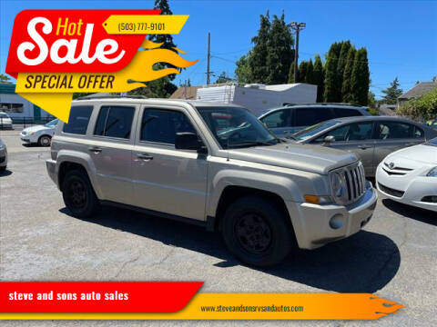 2009 Jeep Patriot for sale at steve and sons auto sales - Steve & Sons Auto Sales 2 in Portland OR