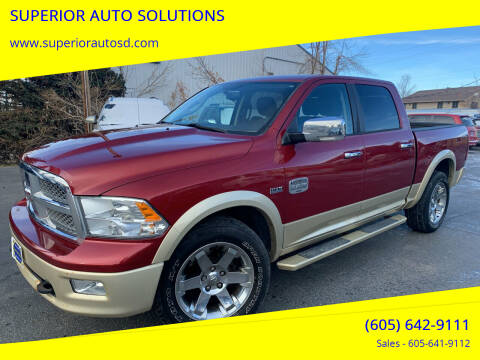 2012 RAM Ram Pickup 1500 for sale at SUPERIOR AUTO SOLUTIONS in Spearfish SD