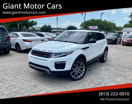2016 Land Rover Range Rover Evoque for sale at Giant Motor Cars in Tampa FL