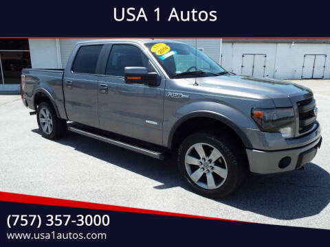 2014 Ford F-150 for sale at USA 1 Autos in Smithfield VA
