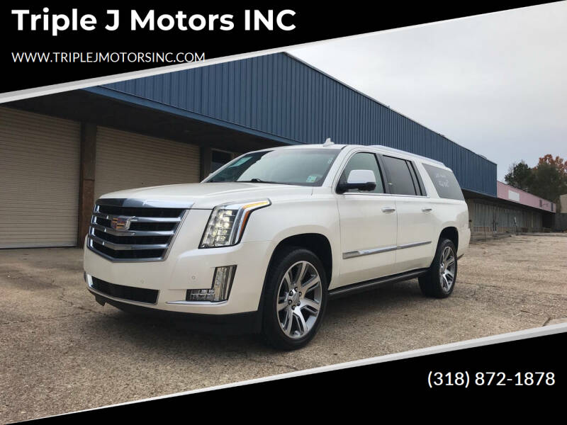 2015 Cadillac Escalade ESV for sale at Triple J Motors INC in Mansfield LA