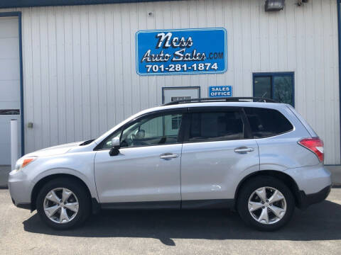 2014 Subaru Forester for sale at NESS AUTO SALES in West Fargo ND