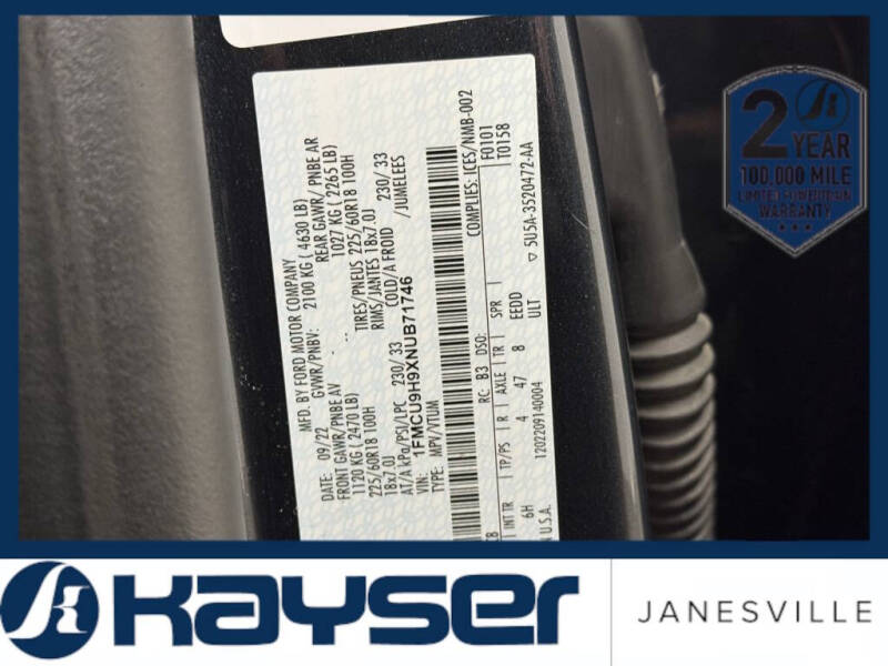 2022 Ford Escape SEL