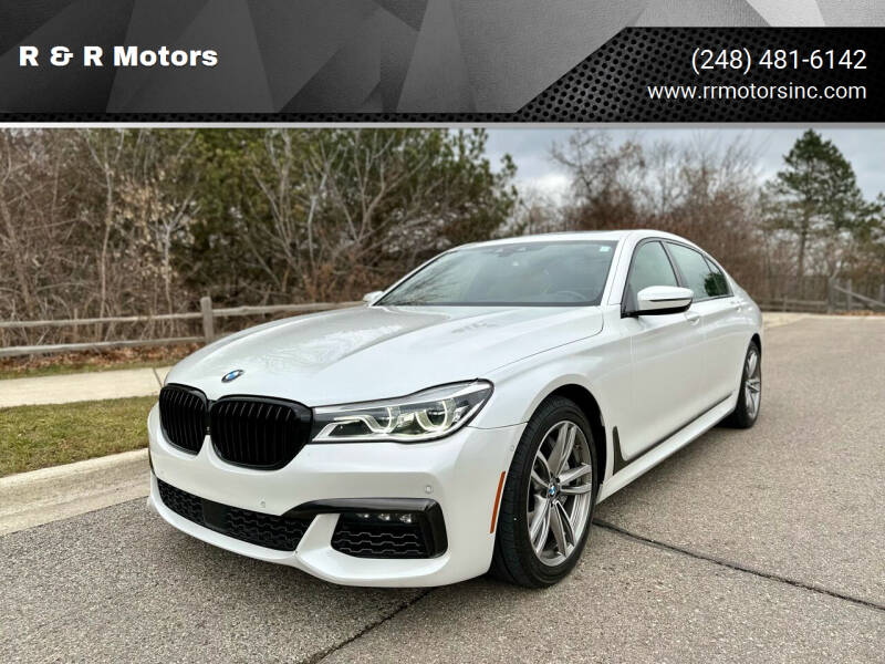 2016 BMW 7 Series for sale at R & R Motors in Waterford MI
