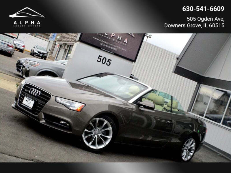 2014 Audi A5 for sale at Alpha Luxury Motors in Downers Grove IL