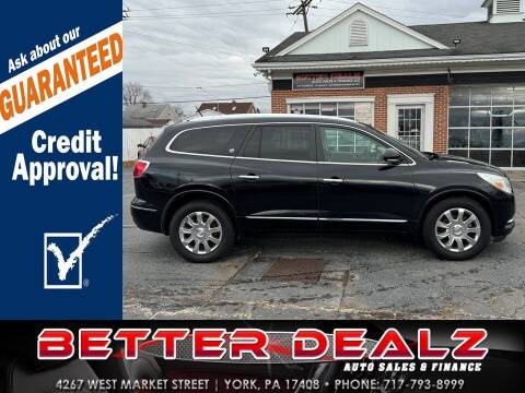 2017 Buick Enclave for sale at Better Dealz Auto Sales & Finance in York PA