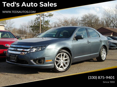 2012 Ford Fusion for sale at Ted's Auto Sales in Louisville OH