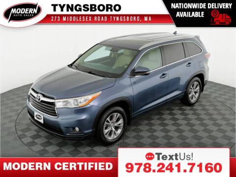 2014 Toyota Highlander for sale at Modern Auto Sales in Tyngsboro MA