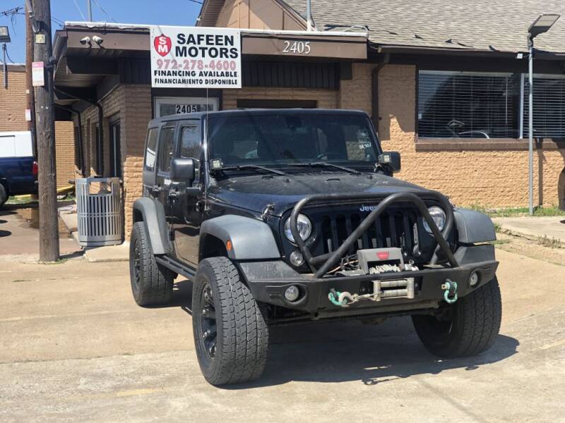 2014 Jeep Wrangler Unlimited for sale at Safeen Motors in Garland TX