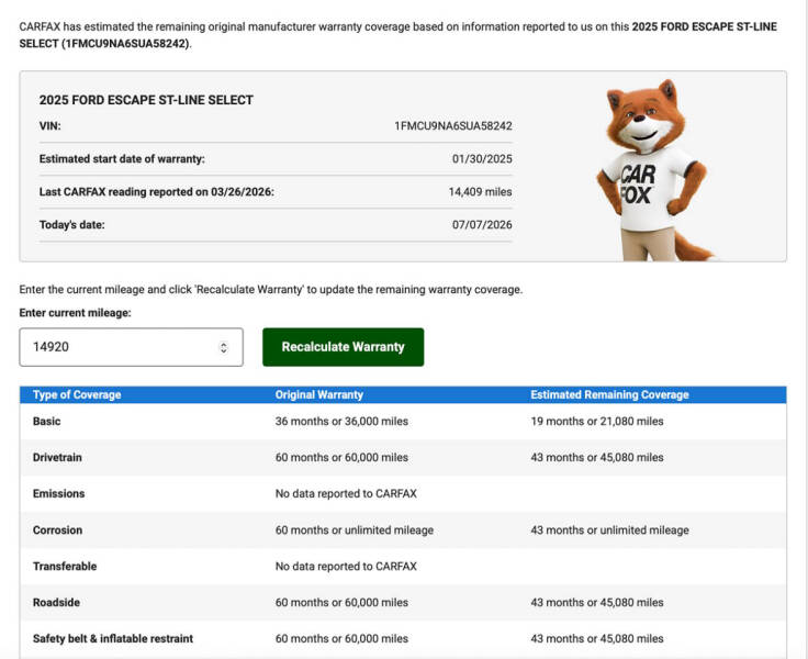 2025 Ford Escape ST-Line Select