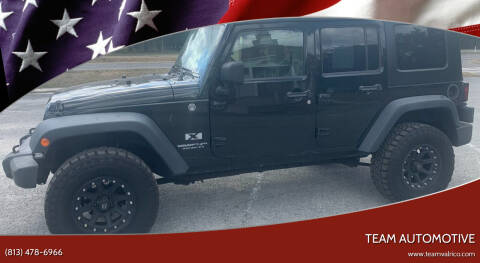 2009 Jeep Wrangler Unlimited for sale at TEAM AUTOMOTIVE in Valrico FL
