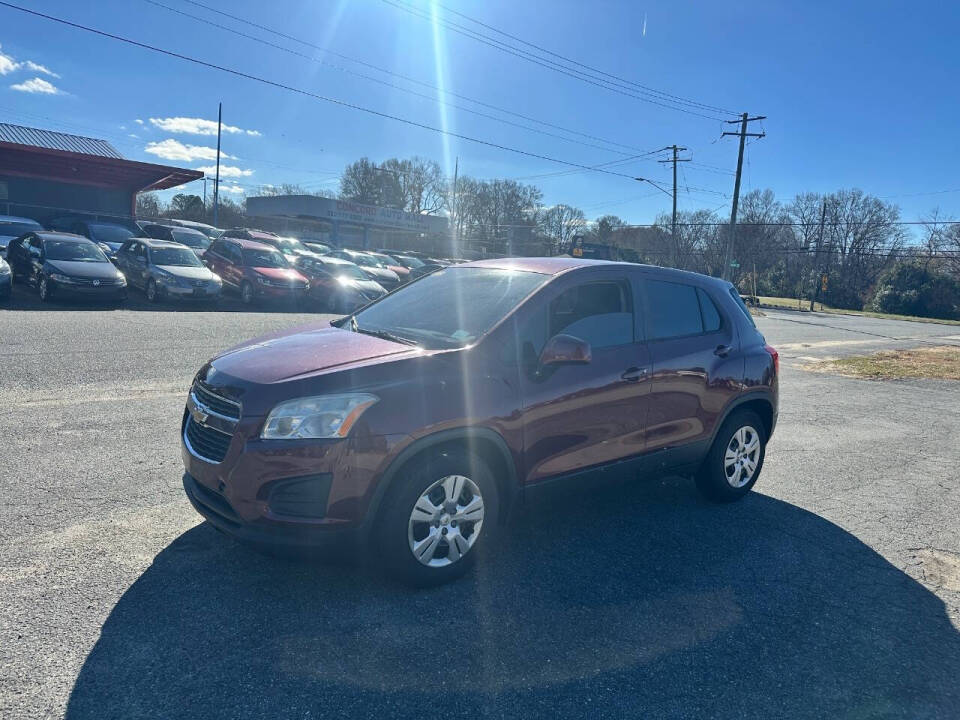 2016 Chevrolet Trax for sale at Concord Auto Mall in Concord, NC