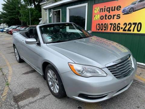 2011 Chrysler 200 Convertible for sale at Unique Motors in Rock Island IL