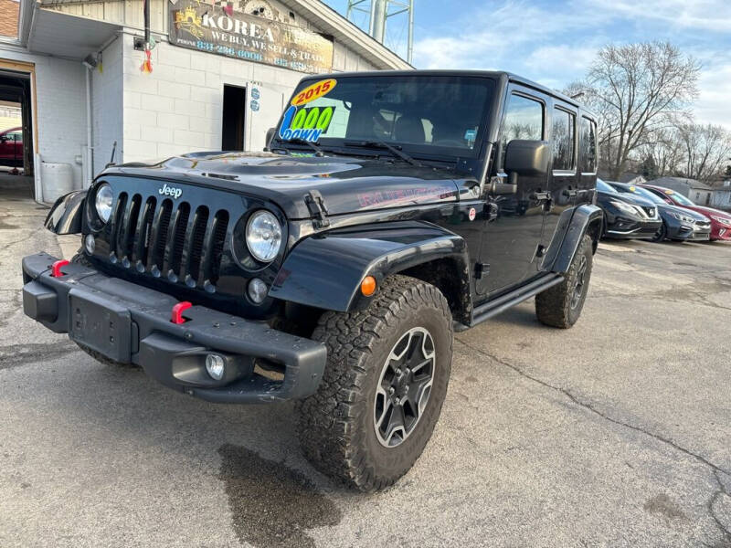 2015 Jeep Wrangler Unlimited for sale at Korea Auto Group in Joliet IL
