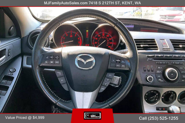 2011 Mazda Mazda3 for sale at MJ FAMILY AUTO SALES in Kent, WA