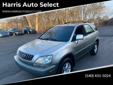 2002 Lexus RX 300 for sale at Harris Auto Select in Winchester VA