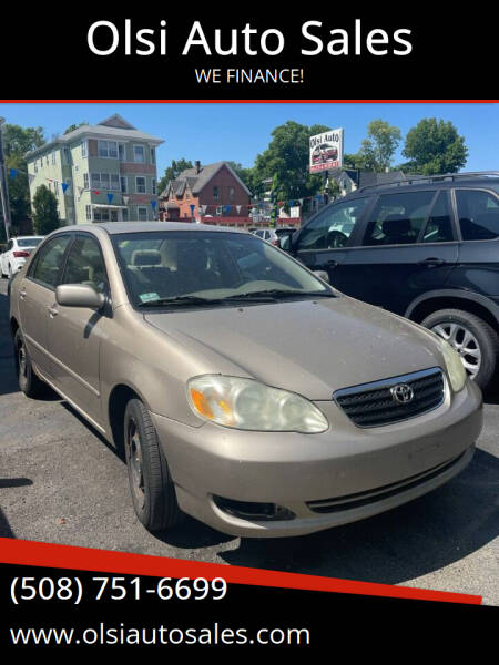 2005 Toyota Corolla for sale at Olsi Auto Sales in Worcester MA