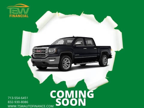 2017 GMC Sierra 1500 for sale at TSW Financial, LLC. in Houston TX