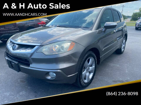 2008 Acura RDX for sale at A & H Auto Sales in Greenville SC
