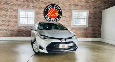 2019 Toyota Corolla for sale at Atlanta Auto Brokers in Marietta GA