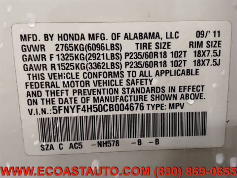 2012 Honda Pilot EX-L