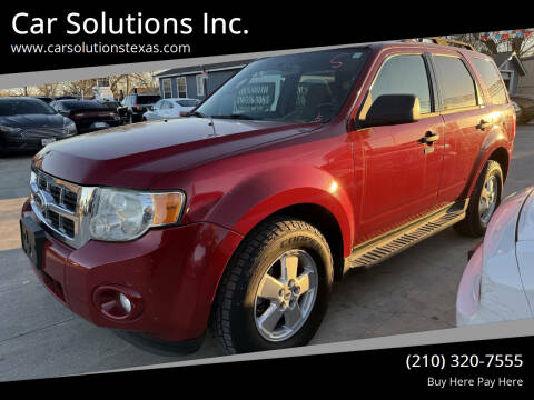 2010 Ford Escape for sale at Car Solutions Inc. in San Antonio TX