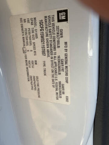 2002 Chevrolet Express 1500