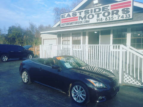 2012 Infiniti G37 Convertible for sale at EASTSIDE MOTORS in Tulsa OK