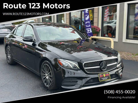 2018 Mercedes-Benz E-Class for sale at Route 123 Motors in Norton MA