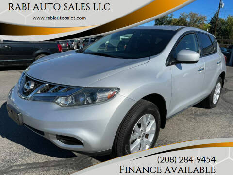 2012 Nissan Murano for sale at RABI AUTO SALES LLC in Garden City ID