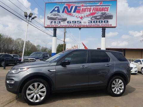 2016 Land Rover Discovery Sport for sale at ANF AUTO FINANCE in Houston TX